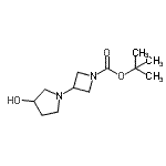 CAS#: 178311-47-2， 2-Methyl-2-Propanyl 3-(3-Hydroxy-1-Pyrrolidinyl)-1-Azetidinecarboxylate