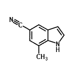 CAS#: 178396-18-4， 7-Methyl-1H-Indole-5-Carbonitrile