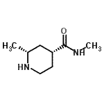 CAS#: 179022-40-3， (2R,4R)-N,2-Dimethyl-4-Piperidinecarboxamide