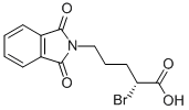 structure of CAS# 179090-36-9, (2R)-2-Bromo-5-(1,3-Dioxoisoindol-2-Yl)Pentanoate;(2R)-2-Bromo-5-(1,3-Dioxoisoindolin-2-Yl)Pentanoate;(2R)-2-Bromo-5-(1,3-Dioxo-2-Isoindolinyl)Pentanoate;(2R)-2-Bromo-5-(1,3-Diketoisoindolin-2-Yl)Valerate