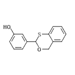 CAS#: 179871-85-3， 3-(4H-3,1-Benzoxathiin-2-Yl)Phenol