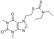 CAS#: 180301-43-3， 2-(1,3-Dimethyl-2,6-Dioxopurin-7-Yl)Ethyl Diethylaminomethanedithioate