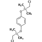 CAS#: 18057-24-4， [1,4-Phenylenebis(Oxy)]Bis[(Chloromethyl)(Dimethyl)Silane]