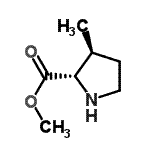 CAS#: 180724-68-9， Methyl (3S)-3-Methyl-L-Prolinate