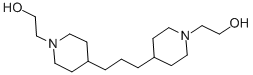 结构式 CAS# 18073-84-2, 1,3-二[1-(2-羟基乙基)-4-哌啶基]丙烷