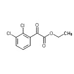 结构式 CAS# 180868-99-9, 乙基(2,3-二氯苯基)(氧代)乙酸酯