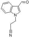 structure of CAS# 18109-11-0, 3-(3-Formyl-1H-Indol-1-Yl)Propanenitrile;3-(3-Formyl-1H-Indol-1-Yl)Propanenitrile;Ec-000.1635