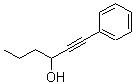 结构式 CAS# 1817-51-2, 1-苯基-1-己炔-3-醇