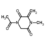 CAS#: 182067-87-4， 1-Acetyl-4-Methyl-3-Methylene-2,5-Piperazinedione