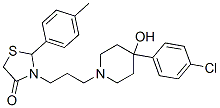CAS#: 182188-92-7， 3-[3-[4-(4-Chlorophenyl)-4-Hydroxypiperidin-1-Yl]Propyl]-2-(4-Methylphenyl)-1,3-Thiazolidin-4-One