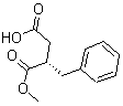 结构式 CAS# 182247-45-6, (S)-(-)-2-苄基琥珀酸 1-甲基酯
