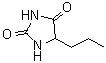 结构式 CAS# 18227-41-3, 5-丙基-2,4-咪唑烷二酮