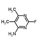 CAS#: 18260-67-8， 2-Fluoro-5,6-Dimethyl-4-Pyrimidinamine