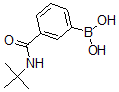 结构式 CAS# 183158-30-7, [3-[[叔丁基氨基]羰基]苯基]-硼酸