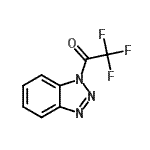 结构式 CAS# 183266-61-7, 1-(1H-苯并三唑-1-基)-2,2,2-三氟乙烷酮
