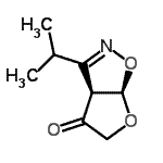 CAS#: 183385-65-1， (3aS,6aR)-3-Isopropyl-3A,6A-Dihydrofuro[3,2-d][1,2]Oxazol-4(5H)-One