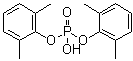 结构式 CAS# 18350-99-7, 二(2,6-二甲基苯基)磷酸氢酯