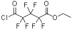 结构式 CAS# 18381-53-8, 乙基六氟戊二酰氯