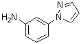 结构式 CAS# 184097-88-9, 3-(1H-吡唑-1-基)苯胺