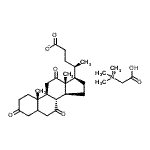 CAS#: 18434-76-9， Carboxy-N,N,N-Trimethylmethanaminium 3,7,12-Trioxocholan-24-Oate