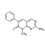 CAS#: 185039-35-4， 2-Amino-8-Methyl-6-Phenylpyrido[2,3-d]Pyrimidin-7(8H)-One