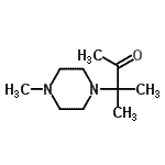 CAS#: 185207-16-3， 3-Methyl-3-(4-Methyl-1-Piperazinyl)-2-Butanone