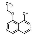 CAS#: 185437-32-5， 4-Ethoxy-5-Isoquinolinol