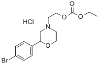 CAS#: 185759-08-4， 2-[2-(4-Bromophenyl)Morpholin-4-Yl]Ethyl Ethyl Carbonate Hydrochloride