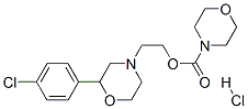 CAS#: 185759-16-4， 2-[2-(4-Chlorophenyl)Morpholin-4-Yl]Ethyl Morpholine-4-Carboxylate Hydrochloride