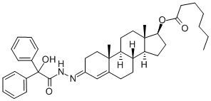 CAS#: 18625-33-7， Testosterone 17-enanthate 3-benzilic acid hydrazone