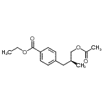 CAS#: 186344-99-0， Ethyl 4-[(2S)-3-Acetoxy-2-Methylpropyl]Benzoate