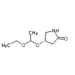CAS#: 186429-12-9， (4S)-4-(1-Ethoxyethoxy)-2-Pyrrolidinone