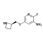 CAS#: 186590-44-3， 5-[(2R)-2-Azetidinylmethoxy]-2-Fluoro-3-Pyridinamine