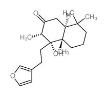 CAS#: 18676-07-8， (3S,4R,4aS,8aS)-4-(2-Furan-3-ylethyl)-4-hydroxy-3,4a,8,8-tetramethyl-1,3,5,6,7,8a-hexahydronaphthalen-2-one