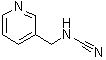 结构式 CAS# 186789-48-0, (3-吡啶基甲基)氰胺