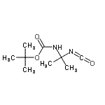 CAS#: 187107-80-8， 2-Methyl-2-Propanyl (2-Isocyanato-2-Propanyl)Carbamate