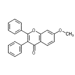 CAS#: 18720-69-9， 7-Methoxy-2,3-Diphenyl-4H-Chromen-4-One