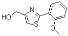 CAS#: 187793-07-3， 2-(2-Methoxyphenyl)-4-Thiazolemethanol