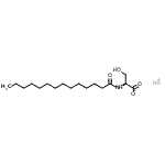 CAS#: 18791-25-8， Sodium (2S)-3-Hydroxy-2-(Tetradecanoylamino)Propanoate