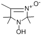 结构式 CAS# 18796-02-6, 1-羟基-2,2,4,5,5-五甲基-3-咪唑啉-3-氧化物