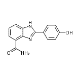 structure of CAS# 188106-83-4, 2-(4-Hydroxyphenyl)-1H-Benzimidazole-4-Carboxamide;1H-Benzimidazole-4-carboxamide, 2-(4-hydroxyphenyl)- (9CI);1H-Benzimidazole-7-carboxamide, 2-(4-hydroxyphenyl)-;1H-Benzimidazole-7-carboxamide,2-(4-hydroxyphenyl)-