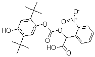 CAS#: 188263-75-4， alpha-[[[2,5-Bis(1,1-Dimethylethyl)-4-Hydroxyphenoxy]Carbonyl]Oxy]-2-Nitro-Benzeneacetic Acid