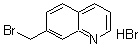 结构式 CAS# 188874-61-5, 7-(溴甲基)-喹啉氢溴酸盐(1:1)