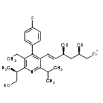 CAS#: 189060-31-9， Sodium (3R,5S,6E)-7-[4-(4-Fluorophenyl)-6-[(2S)-1-Hydroxy-2-Propanyl]-2-Isopropyl-5-(Methoxymethyl)-3-Pyridinyl]-3,5-Dihydroxy-6-Heptenoate