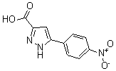 structure of CAS# 189083-63-4, 5-(4-Nitrophenyl)-1H-Pyrazole-3-carboxylic Acid;5-(4-NITROPHENYL)-1H-PYRAZOLE-3-CARBOXYLIC ACID