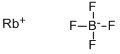 structure of CAS# 18909-68-7, Rubidium Tetrafluoroborate;Nsc158934;Rubidium Boron Fluoride;Rubidium Fluoroborate