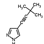 CAS#: 189348-94-5， 4-(3,3-Dimethyl-1-Butyn-1-Yl)-1H-Pyrazole