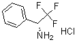 structure of CAS# 189350-64-9, (alphaR)-alpha-(Trifluoromethyl)-Benzenemethanamine Hydrochloride (1:1)