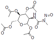 CAS 登录号：18977-95-2， 2-脱氧-2-(3-甲基-3-亚硝基脲基)-D-吡喃葡萄糖1,3,4,6-四乙酸酯