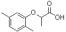 结构式 CAS# 18996-04-8, 2-(2,5-二甲基苯氧基)丙酸